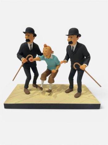 Hergé - Scène Comme on se retrouve - Collection Privilège - Fariboles - 2008