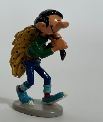 Franquin - Figurine Gaston portant un régime de bananes- Pixi - 2004