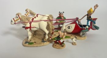 Uderzo et Goscinny - Asterix - Goudurix sautant de son char - Pixi - 2008