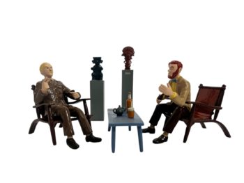 E.P. Jacobs - Blake & Mortimer - Figurine Le récit de Mortimer et Blake - Pixi - 2000