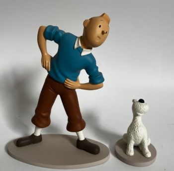 Hergé - Figurine Tintin et Milou gymnastique - Leblon Delienne - 2001