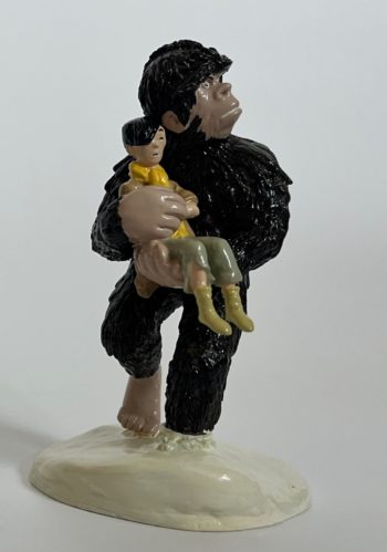 Herge - Tintin - Figurine Le yeti portant Tchang - Collection Classique - Pixi - 2002