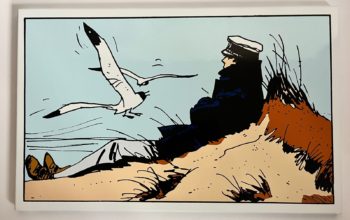 Hugo Pratt- Plaque émaillée - Corto Maltese - The Celtics - Emaillerie Belge - 2006