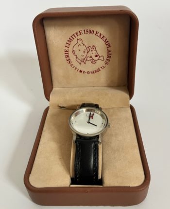 Hergé - Montre Tintin - Tintin et Milou Objectif lune - Tirage limité - Citime - Moulinsart