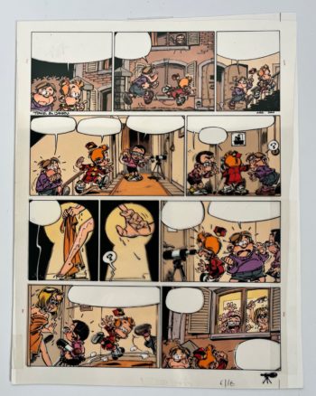 Batem - Le Petit Spirou - Bleu de coloriage et son film noir - Dupuis