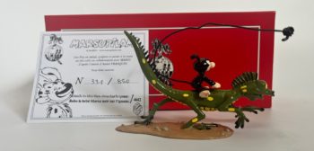 Franquin - Figurine le bébé marsu sur l'iguane - Pixi - 2003