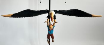 Hergé - Tintin et Milou suspendus au condor - Leblon Delienne - 1993