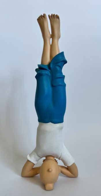 Hergé - Figurine Tintin yoga - Leblon Delienne - 1987