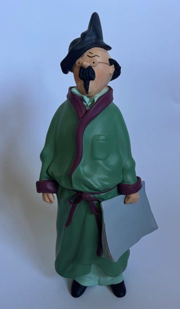 Hergé - Figurine Tournesol en robe de chambre - Leblon Delienne - 1987