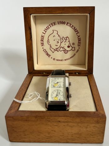 Hergé - Montre Tintin - Tintin et Milou L'oreille cassée - Tirage limité - Citime - Moulinsart - 1996