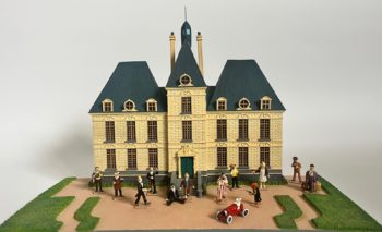 Hergé - Scène Le château de Moulinsart + 13 personnages - Moulinsart - 2004
