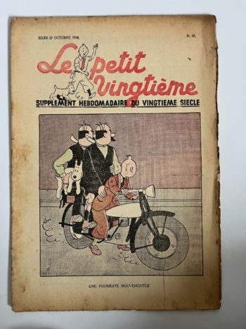 Hergé - Le Petit Vingtième - N°42 du 27 octobre 1938