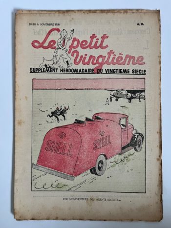 Hergé - Le Petit Vingtième - N°44 du 10 novembre 1938