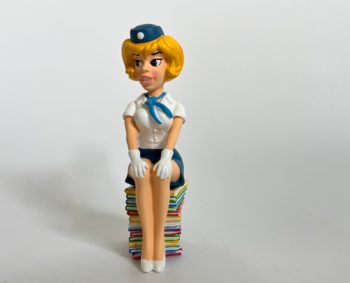 Walthery - Figurine Natacha pile de livres - Dupuis - 2018