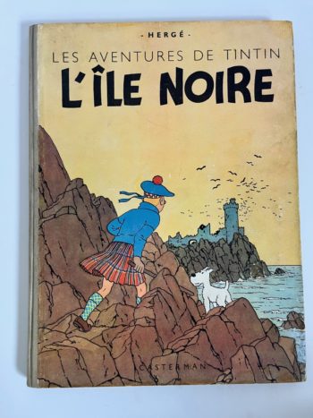 Hergé - Les Aventures de Tintin - L'Ile Noire - B1 - Papier épais - Casterman - 1946