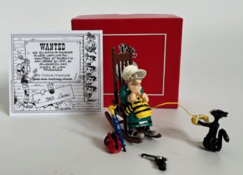 Morris - Lucky Luke - Ma Dalton tricotant dans son rocking chair - Pixi - 2002