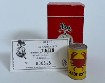 Hergé - Tintin - La boite de crabe - L'Objet du Mythe - Pixi - 1994