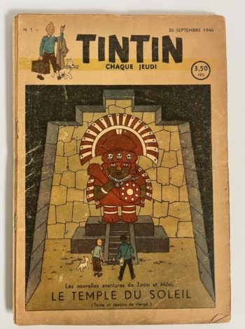 Hergé - Tintin - Journal Tintin - 14 fascicules de la première année - 1946
