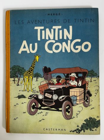 Hergé - Les Aventures de Tintin - Tintin au Congo - Edition originale couleur - B1 - 1946
