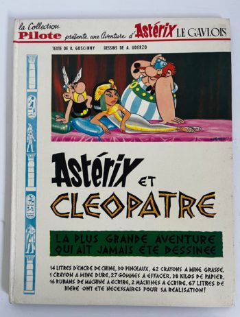 Goscinny et Uderzo - Asterix le Gaulois - Asterix et Cléopâtre - Edition Originale française - 1965