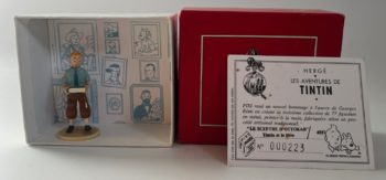 Hergé - Tintin - Figurine Tintin livre - Pixi - 1994