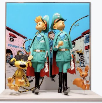 Franquin - Spirou et Fantasio - Scène le dictateur et le champignon - St Emett - 2015