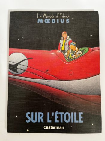 Moebius - Album Le Monde d'Edena - Avec dessin dédicacé - Casterman - 1990