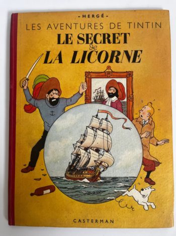 Hergé - Tintin - Le secret de la Licorne - B3 - Edition Gaston Maillet - Saint Ouen - Casterman - 1949