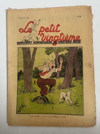 Hergé - Le Petit Vingtième - N°29 du 22 juillet 1937