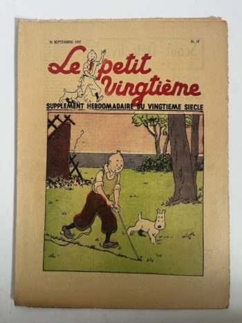 Hergé - Le Petit Vingtième - N°37 du 16 septembre 1937