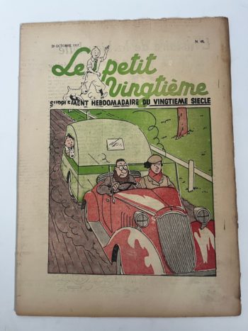 Hergé - Le Petit Vingtième - N°43 du 28 octobre 1937