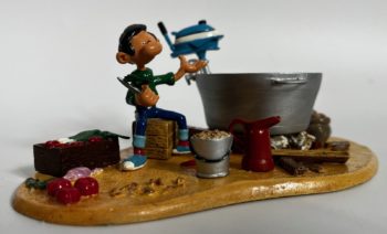 Franquin - Figurine Gaston et sa soupe géante - Pixi - 2005