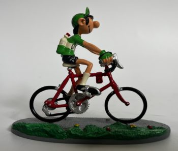 Franquin - Figurine Gaston coureur cycliste - Maillot vert - Pixi - 2000