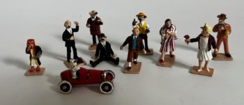 Hergé - Tintin - Double série Mini figurines Pixi - 10 personnages classiques - 2004