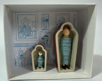 Hergé - Figurine Sarcophages Tintin et Milou -  Pixi - 1994