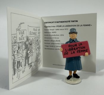 Hergé - Tintin - Collection Carte de Voeux - Figurine Irma Libération de la femme -  Pixi - 2016
