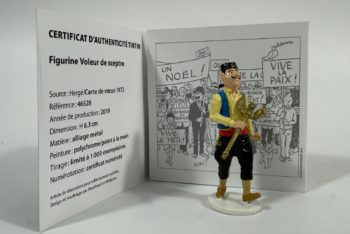 Hergé - Tintin - Collection Carte de Voeux - Figurine Le voleur de sceptre -  Pixi - 2020