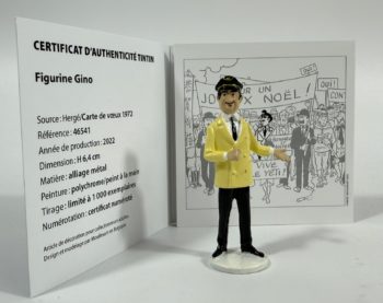 Hergé - Tintin - Collection Carte de Voeux - Figurine Gino-  Pixi - 2022
