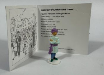 Hergé - Tintin - Collection Carte de Voeux - Figurine Prince de Rawhajpoutalah-  Pixi - 2014