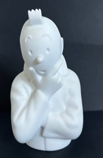 Hergé - Figurine Tintin pense - Petit modèle - Version mate - Moulinsart - 2013