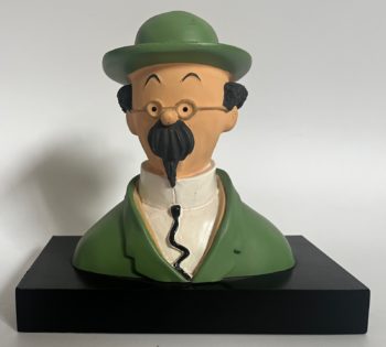 Hergé - Buste Tournesol chapeau - Leblon Delienne - 1988