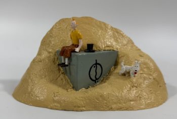 Hergé - Tintin - Les cigares du pharaon - La porte du tombeau - Pixi - 1993