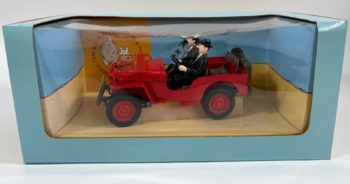 Hergé - Tintin au pays de l'or noir - Jeep Hapax - Version rouge - Hapax - 1994