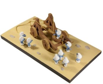 Peyo - Les Schtroumpfs - La catapulte - Fariboles - 2016