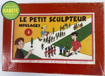 Hergé - Les Aventures de Tintin - Tintin et ses amis - Série 4 - Le Petit Sculpteur - Années 50