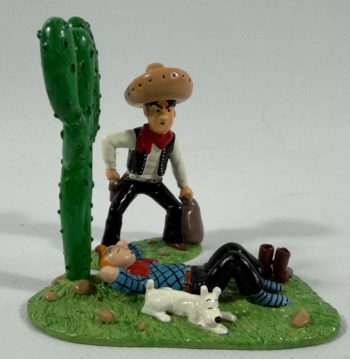 Hergé - Tintin en Amérique -Tintin dort Bandit - Pixi - 2003