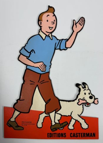 Hergé - Tintin et Milou - PLV Casterman petit format - Années 70