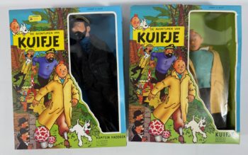 Hergé - Les Aventures de Tintin - Tintin et haddock articulés - Seri - 1985